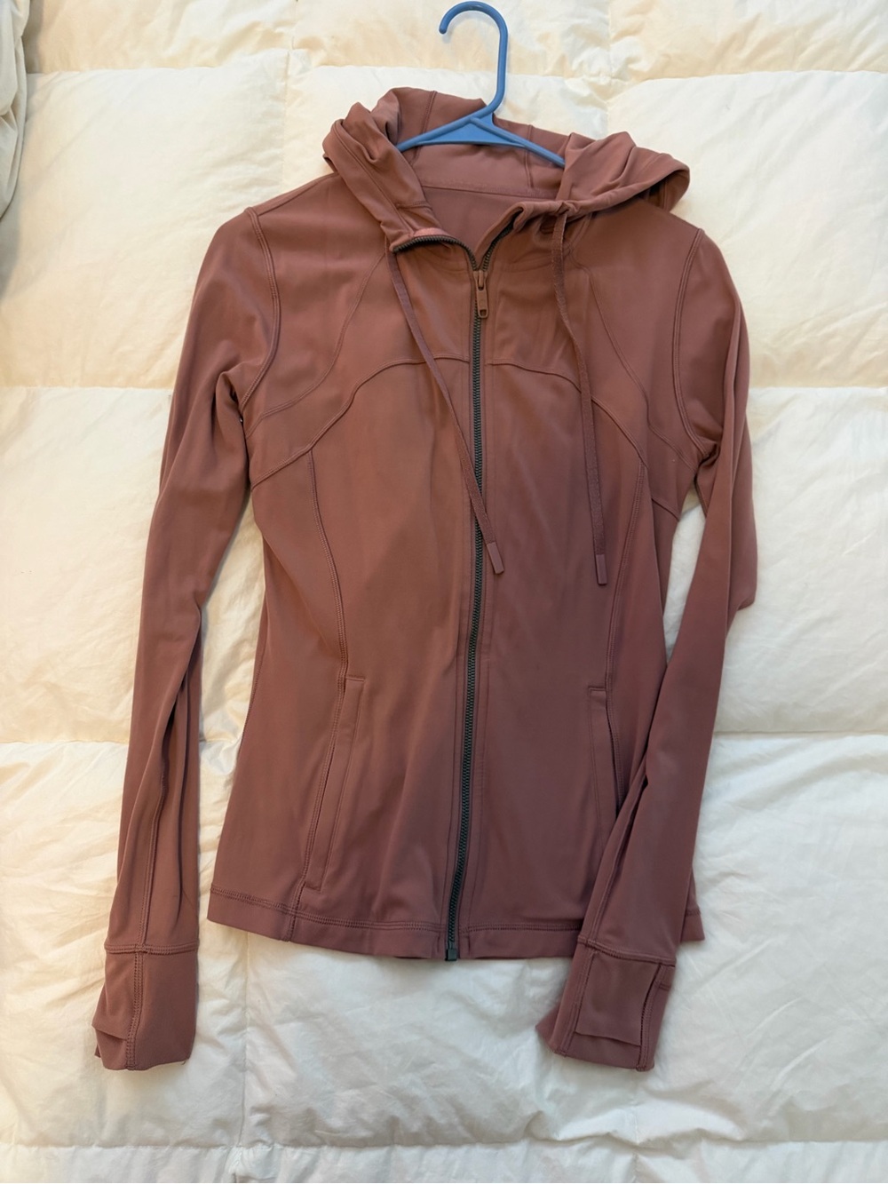 Women's Lululemon Mauve Hooded Zip-Up Jacket